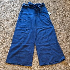 Sienna Sky Blue Wide-Leg Pants